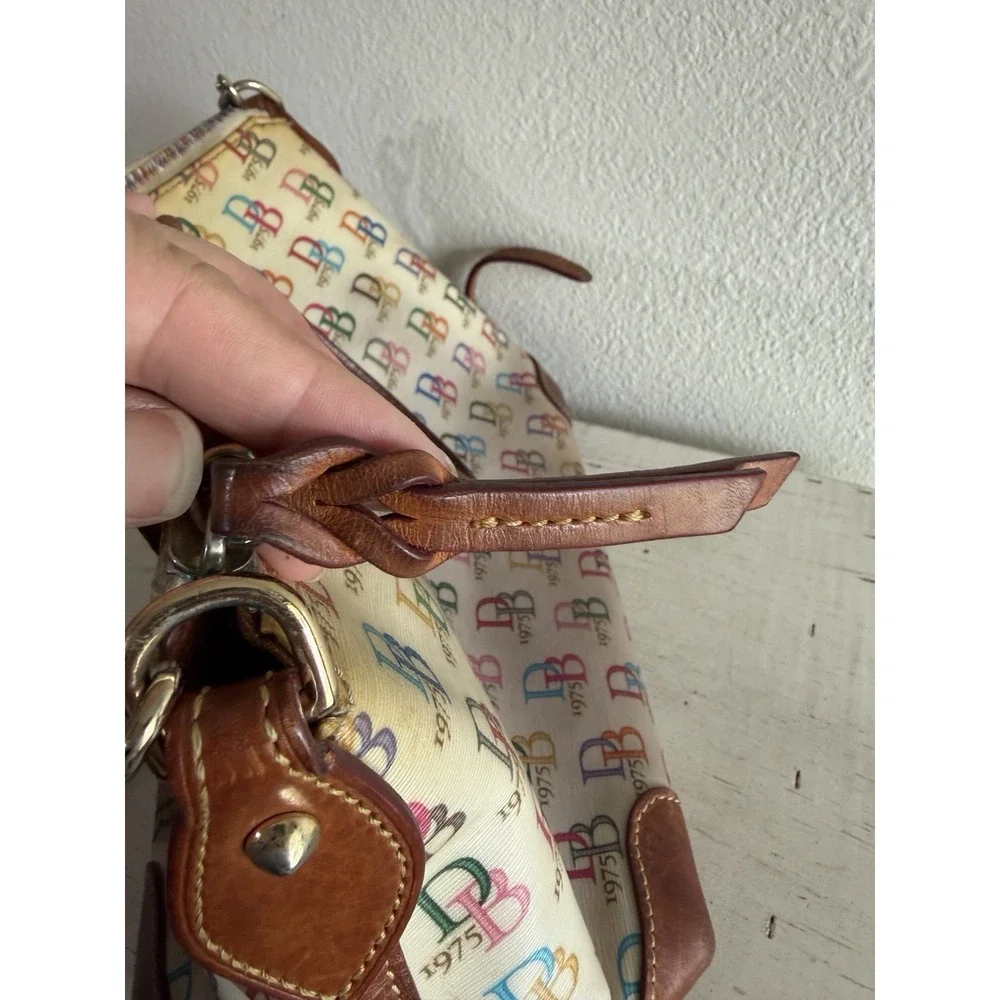 Vintage Dooney And Bourke Rainbow Db 1975 Satchel Bag Purse And Wallet